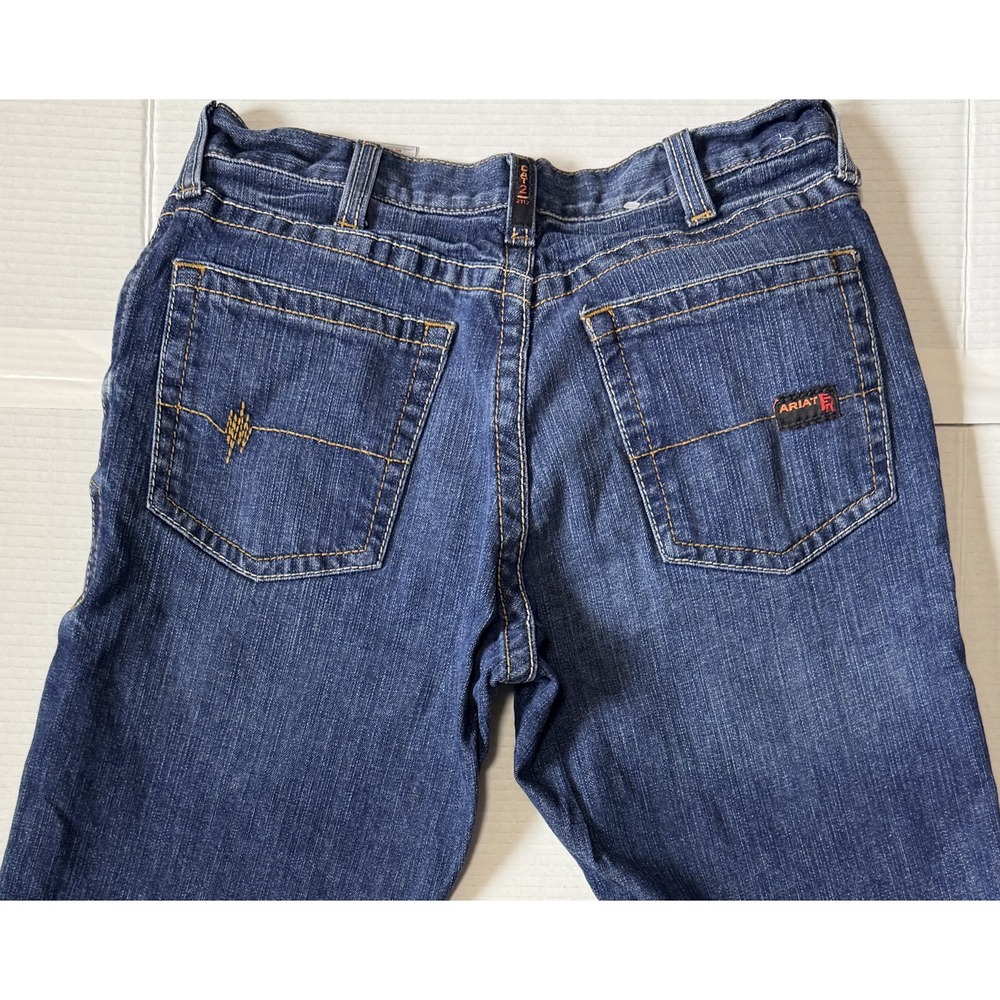 ARIAT M4 FR - Men's Low Rise Bootcut Flame Resistant Denim Jeans - Size 32x36